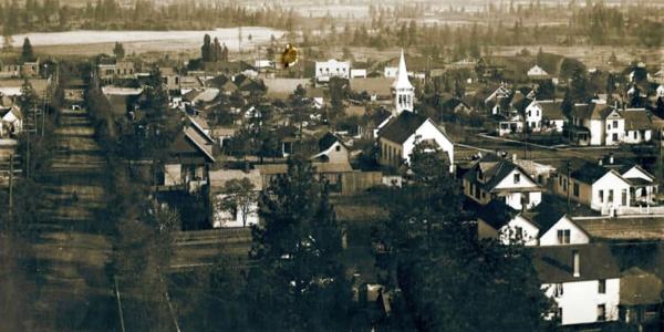 Cheney Web Design and Marketing: A historical black-and-white view showcasing Cheney’s rich heritage.