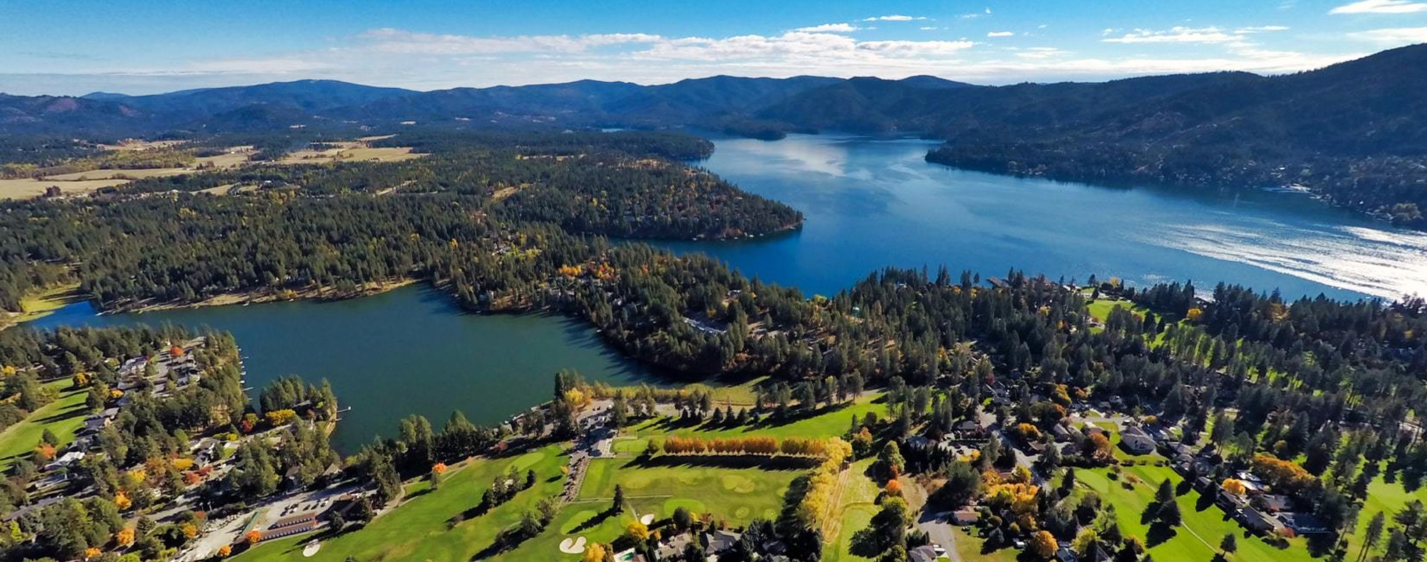 Hayden Web Design and Marketing inspired by the vibrant beauty of Hayden Lake and its surrounding golf course.