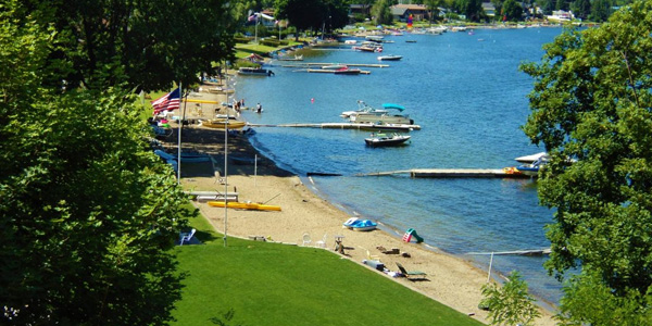 Liberty Lake Web Design and Marketing inspired by the summer beach views enjoyed by locals.