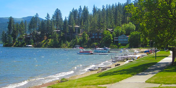 Liberty Lake Web Design and Marketing capturing the area’s appeal for outdoor recreation and tourism.