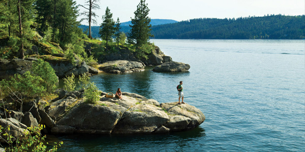 North Idaho Web Design and Marketing leveraging Tubbs Hill to enhance social media content creation.