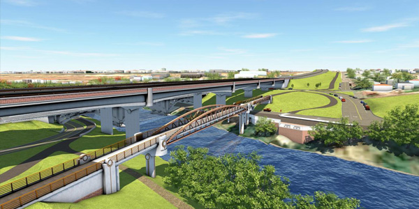 Washington State Department of Transportation opening a new section of the North Spokane Corridor, symbolizing growth and connectivity.