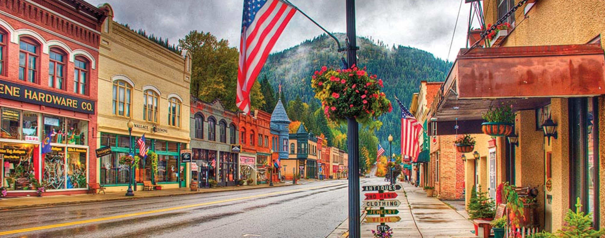 Wallace Web Design and Marketing capturing the artistic charm of Wallace’s vibrant street views.