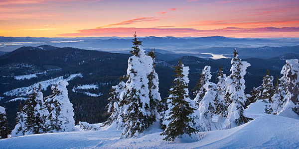 Washington Web Design and Marketing inspired by the snowy winter beauty of Mount Spokane.