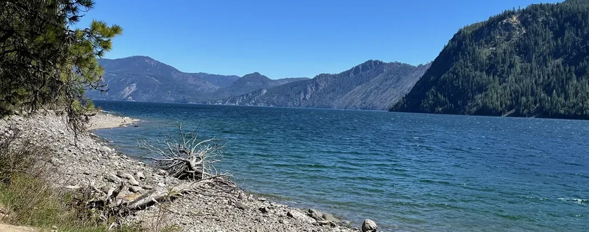 Wide farm field near Athol with open skies at sunset