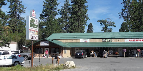Open greenspace and playground at Athol City Park