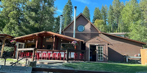 Hauser Post Office and Community Center along main road