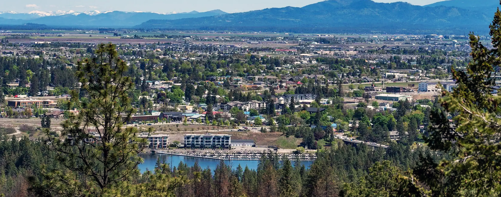 Quiet countryside at sunset on the western edge of Post Falls